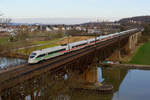 ICE 90 (Wien Hbf - Hamburg-Altona) bei Mariaort, 08.03.2020