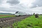 ICE 411 505-1 (Horb am Neckar) ist am 18.05.2021 in Richtung Kassel unterwegs,gesehen in Friedland.