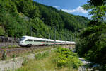 411 032  Wittenberge  als ICE 90 (Wien Hbf - Hamburg-Altona) bei Ingling, 22.07.2020