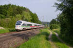 411 062 DB Fernverkehr  Vaihingen a. d. Enz  als ICE 22 (Wien Hbf - Dortmund Hbf) bei Postbauer-Heng, 20.06.2021