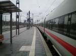 BR 411,bei der Ausfahrt aus Erfurt Hbf.11.04.2008