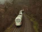 Ein ICE-T der Br 411 in Richtung Amstetten/Ulm.