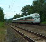 DB 411 065-6  Bad Oeynhausen  als ICE 1708 von Mnchen Hbf nach Berlin Gesundbrunnen, in Naumburg (Saale); 13.07.2009