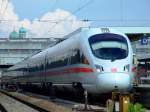 ICE nach Dortmund Hbf am 07.06.2008 im Grenzbahnhof Passau Hbf.