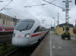 ICE 27 bei der Einfahrt in Regensburg Hbf, 18.07.2009