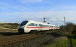 BB 411 091-2  Salzburg  als ICE 1652 von Dresden Hbf nach Frankfurt (M) Flughafen Fernbf, bei Neudietendorf; 29.11.2009