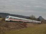 411 084  Kaiserslautern  als ICE 181 Frankfurt(Main)Hbf - Zrich HB   kurz vor Singen(Htw).