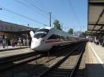 Am 1. August 2010 wurde dieser ICE-N im Rahmen der Feierlichkeiten
 150 Jahre Eisenbahn Mnchen - Salzburg , auf den Namen  Traunstein 
getauft. Auf dem Bild ist der Zug kurz vor der Taufe im Bahnhof von Traunstein zusehen.