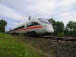 DB 411 031-8  Trier  als ICE 1558 von Dresden Hbf nach Wiesbaden Hbf, bei Bischleben; 08.08.2010