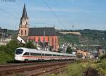 411 010-2  Naumburg (Saale)  als ICE 25 (Dortmund Hbf-Wien Westbahnhof) in Oberwesel 20.7.10