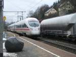 Ein 411er durchfuhr am 15.01.11 Kronach Richtung Lichtenfels.