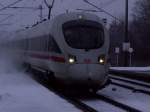 ICE - T auf den schnellsten weg nach Frankfurt(Main)Hbf, hier bei der Durchfahrt Gerstungen, aufgenommen am 09.02.06