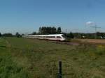 411 018 als Leerfahrt von Saarbrcken Richtung Mannheim am 21.9.11 bei Vogelbach.