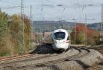 ICE 1650 Doppeleinheit von Dresden nach Wiesbaden Hbf am 26.10.2011