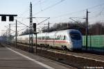 411 003-7  Paderborn  als ICE 2803 fr ICE 557 von Kln Hbf nach Berlin Ostbahnhof in Rathenow.