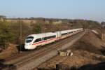 411 069 als ICE 90 am 15.03.2012 bei Laaber.