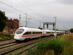 DB 411 078-9  Ostseebad Warnemnde  als ICE 1558 von Dresden Hbf nach Wiesbaden Hbf, am 30.08.2012 in Erfurt Vieselbach.