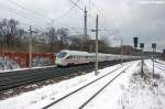 411 082-1  Mainz  als ICE 1548 von Berlin Ostbahnhof nach Dsseldorf Hbf in Rathenow.