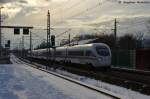 411 057-3  Innsbruck  als ICE 2904 fr ICE 690 von Mnchen Hbf nach Berlin Hbf(tief), kam mit einer Versptung von 70min durch Rathenow gefahren.