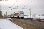 411 058-1  Falkenberg/Elster  als ICE 2907 fr ICE 859 von Kln Hbf nach Berlin Ostbahnhof bei Nennhausen.