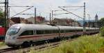 411 517-6 als ICE 1608 von Mnchen Hbf nach Hamburg-Altona beim Passieren von Jena-Saalbahnhof.