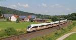 411 031-8  Trier  und 415 004-1  Heidelberg  als ICE 1652 (Dresden Hbf-Wiesbaden Hbf) bei Hermannspiegel 9.7.13