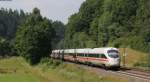 411 009-4  Gstrow  und *** als ICE 1558 (Dresden Hbf-Wiesbaden Hbf) bei Rhina 9.7.13