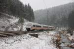 411 076-2  Coburg  im Frankenwald bei Steinbach am Wald am 23.01.2015.