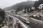 411 010-2  Naumburg(Saale)  zu sehen am 25.01.15 in Lauenstein.