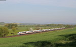 411 062-3  Vaihingen an der Enz  und 411 074-8  Hansestadt Warburg  als ICE 91 (Hamburg Altona-Wien Hbf) bei Hohnstedt 6.5.16