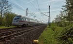 411 054-0 als ICE-T  Sonneberg  ist am 10.05.16 in Richtung Frankfurt/M.