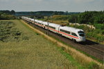 ICE 1626 von Leipzig Hbf nach Hamburg-Altona, am 19.06.2016 in Zschortau.