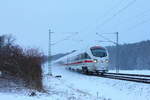 411 013-6  Hansestadt Stralsund  bei Oberlangenstadt am 15.01.2017.