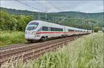 ICE-T 411 053-2  Ilmenau u.415 004-1  Heidelberg  sind gemeinsam am 08.06.2017 bei Reilos in Richtung Frankfurt/M. unterwegs.