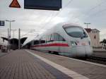 411 070-6 alias Tz 1170 am 13.07.2007 als ICE 1505 von Bln. Gesundbrunnen nach Mnchen Hbf ber Bitterfeld, Leipzig Hbf, Jena Paradies, Saalfeld(Saale), Lichtenfels und Nrnberg Hbf. Dieser ICE traf schon zwei Minuten frher ein als geplant aber verlies Bitterfeld planmig. Das ist der ICE, wo ein Vogel vom Triebkopf erfasst worden ist(siehe Bild).