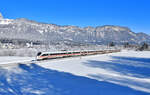 411 009 am 20.01.2024 bei Oberndorf in Tirol.