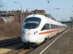 ICE T kommend von Dresden Hauptbahnhof durchfhrt Dresden Friedrichstadt in Richtung Wiesbaden.
03.03.11