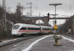 Wegen eines Updates des ESTW in Eisenach 21.01.2012 wurde der Fernverkehr zwischen Eisenach und Erfurt ab Bebra ber die NSS bis Eichenberg und von da weiter Richtung Leinefelde/Nordhausen/Halle