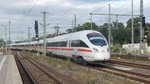 ICE-T (415 + 411) fuhr am 16.07.16, auf dem Weg nach Wiesbaden Hbf, durch Frankfurt Stadion.