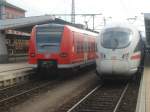 BR 426 513-8 (Links) und InterCityExpress 181 nach Zrich Hb via Blach.