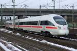 415 022-3 bei der Ausfahrt aus Hamburg-Harburg 26.1.2013