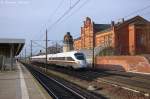 415 006-6  Kassel  als ICE 1674 von Karlsruhe Hbf nach Berlin Ostbahnhof, bei der Durchfahrt in Rathenow.