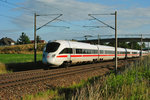 ICE 1585 von Berlin-Gesundbrunnen nach Leipzig Hbf, am 18.06.2016 in Zschortau.