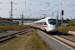 Umgeleiteter ICE (Streckensperrung Eisenach-Erfurt) Bahnhof Nordhausen 10.09.2016