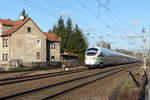 DB 415 022  Torgau  als ICE 1650 von Dresden Hbf nach Wiesbaden Hbf, am 16.01.2020 in Erfurt-Bischleben.