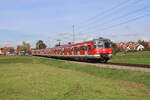 DB 420 461 verlässt Markt Indersdorf als S2 in Richtung München Ost. (16.10.2023)