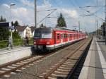 Der heilige ET 420 ist in Gestalt von 420 278/778 auf der Linie S2 als Verstrkerzug der S2 (Dietzenbach-Offenbach/M Hbf) am 02.07.2008  im Einsatz.Die S2 steht in Offenbach-Bieber abfahrberit.Es sind noch 2 Stationen bis zur Endstation vom S2-Verstrkerzug. 