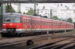 Der 420 735-3 auf der S9 Richtung Hanau in Mainz-Bischofsheim am 04,06,09