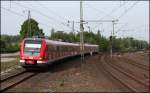 Auf der S-Bahnlinie 1 zwischen Dortmund und Solingen haben die 422er die Aufgaben von den 143er mit x-Wagen bernommen.