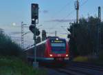 422 043-0 als S8 in Richtung Mnchengladbach am Asig in Korschenbroich. 28.9.2012